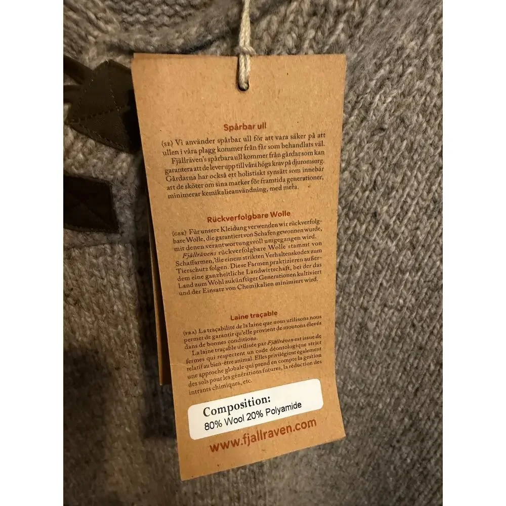 NWT Fjallraven Men's Lada Sweater - Size XXL